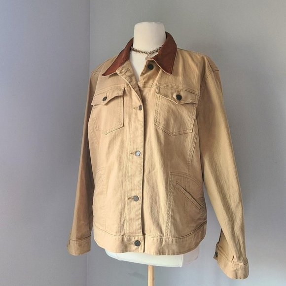 Vintage Ralph Lauren Brown Denim Jacket